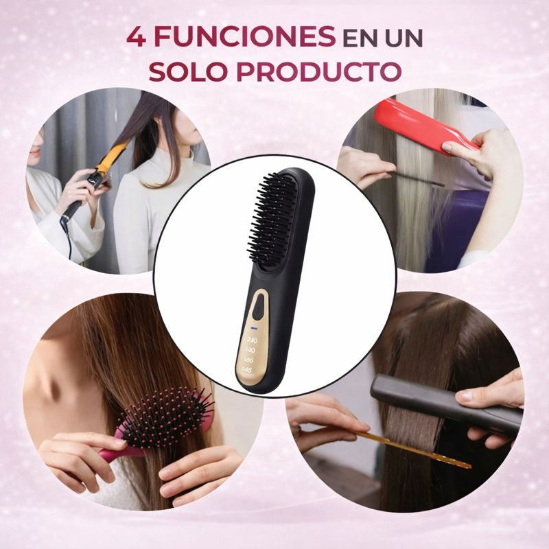 Peina, alisa y controla tu cabello en minutos — sin maltratarlo