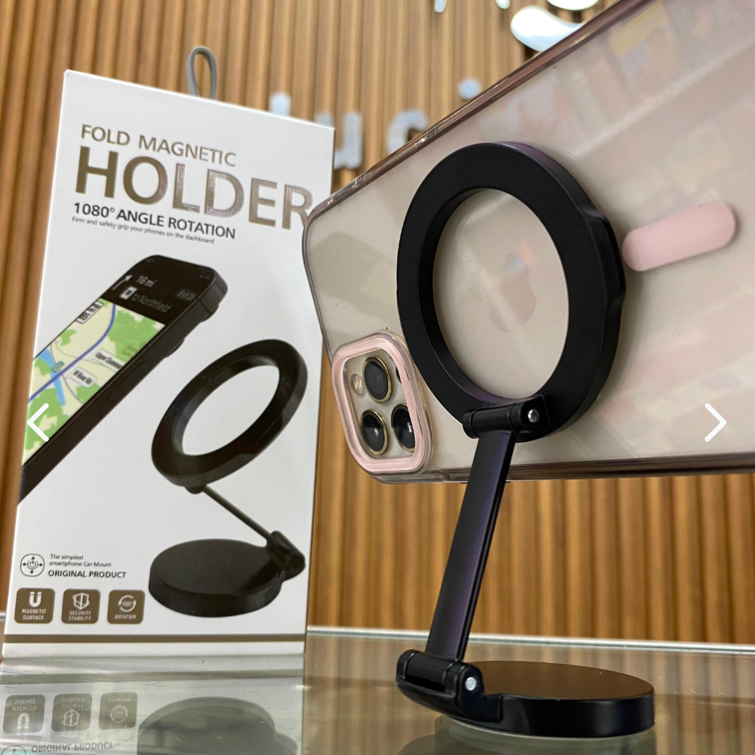 Soporte Magnético 3 en 1: Tu celular siempre firme, visible y a la mano mientras conduces