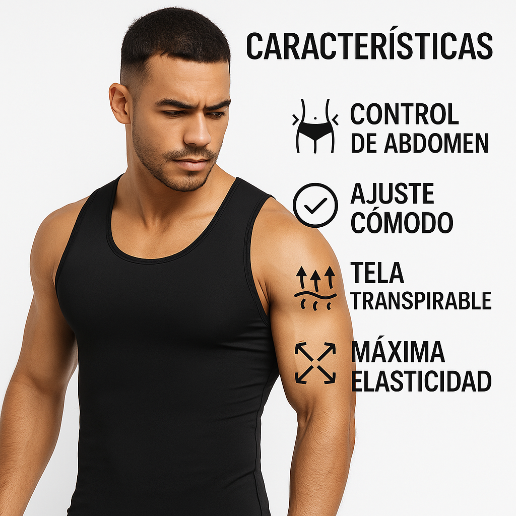 PowerShape™ – Camisilla de Compresión Inteligente que Moldea tu Cuerpo y Mejora tu Postura al Instante