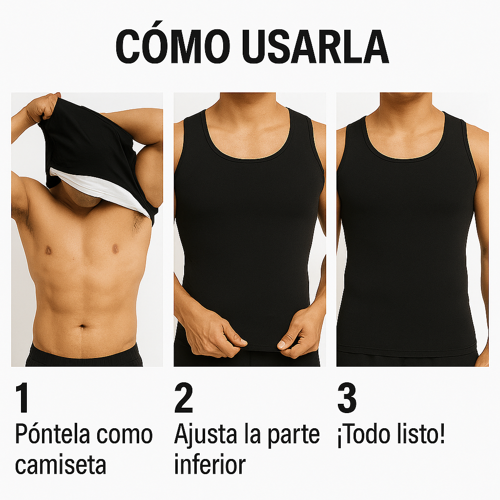 PowerShape™ – Camisilla de Compresión Inteligente que Moldea tu Cuerpo y Mejora tu Postura al Instante