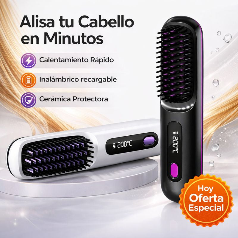 Peina, alisa y controla tu cabello en minutos — sin maltratarlo