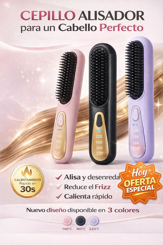 Peina, alisa y controla tu cabello en minutos — sin maltratarlo