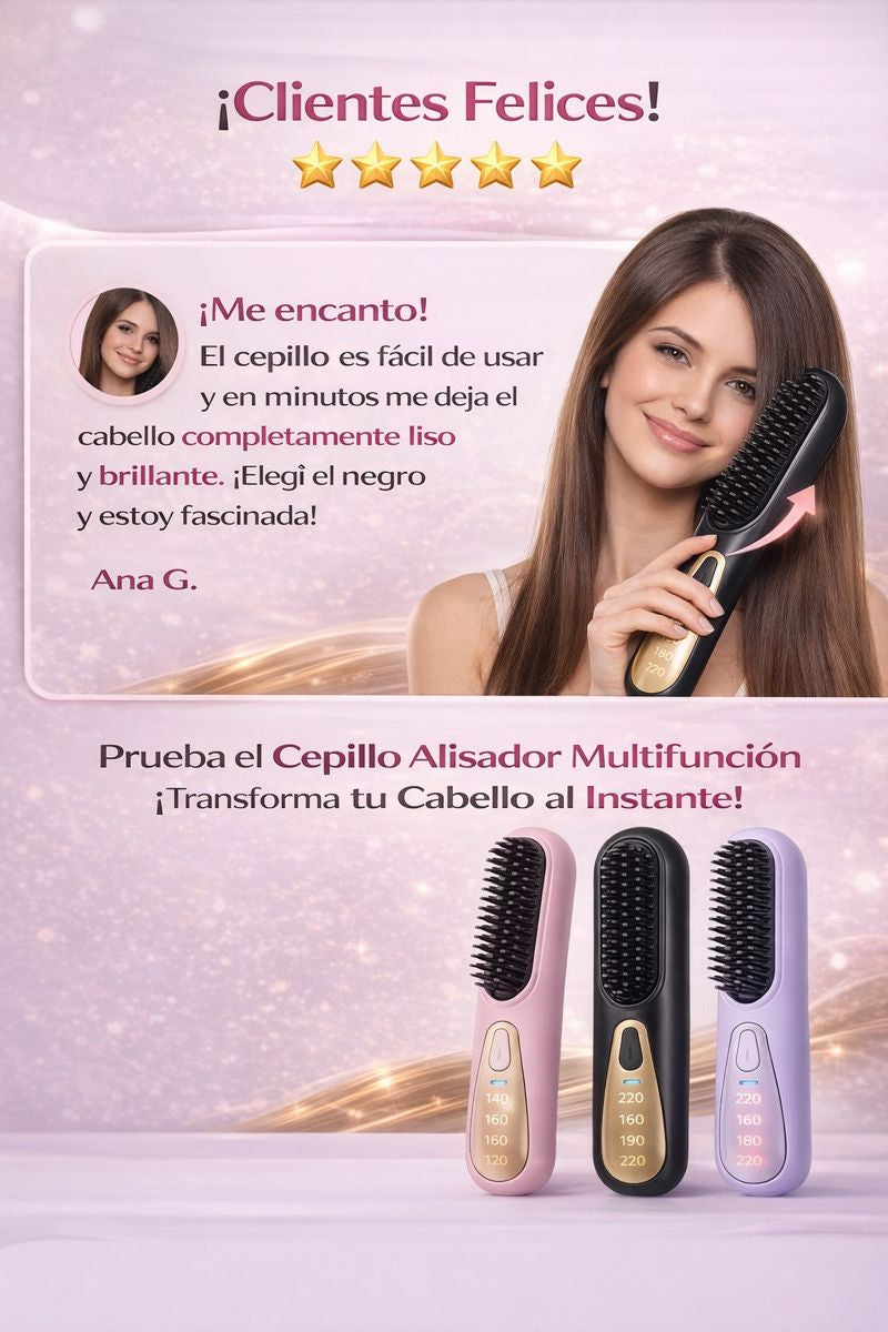 Peina, alisa y controla tu cabello en minutos — sin maltratarlo