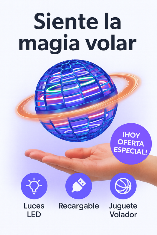 ¡La Pelota Voladora que Desafía la Gravedad y Brilla en el Aire!