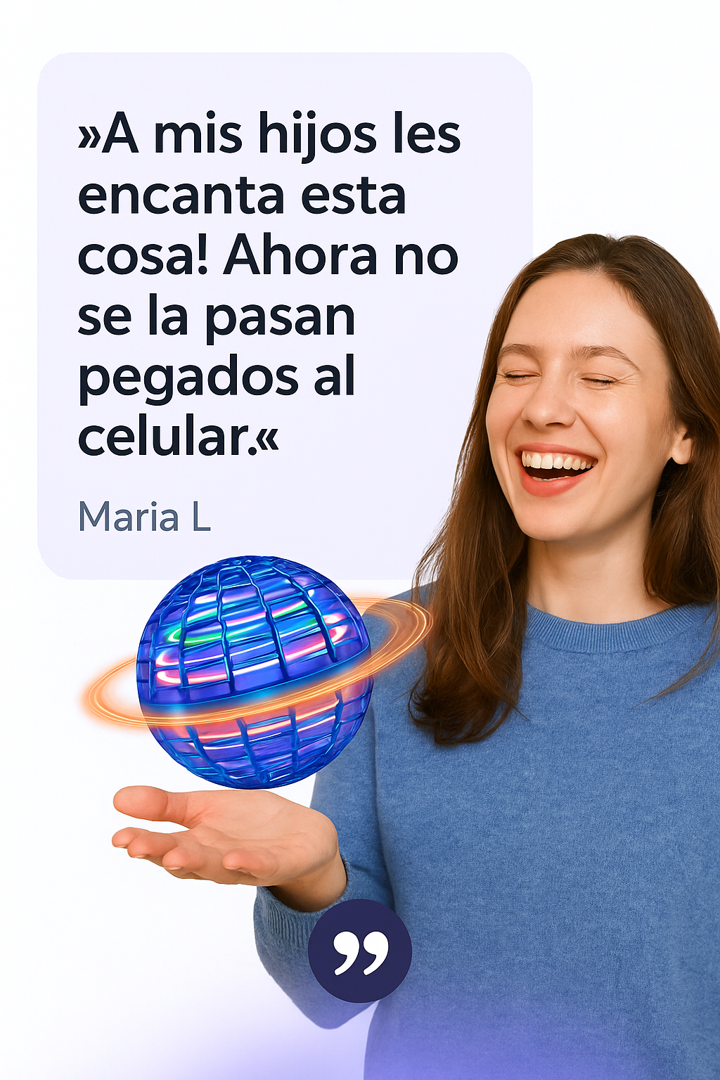 ¡La Pelota Voladora que Desafía la Gravedad y Brilla en el Aire!