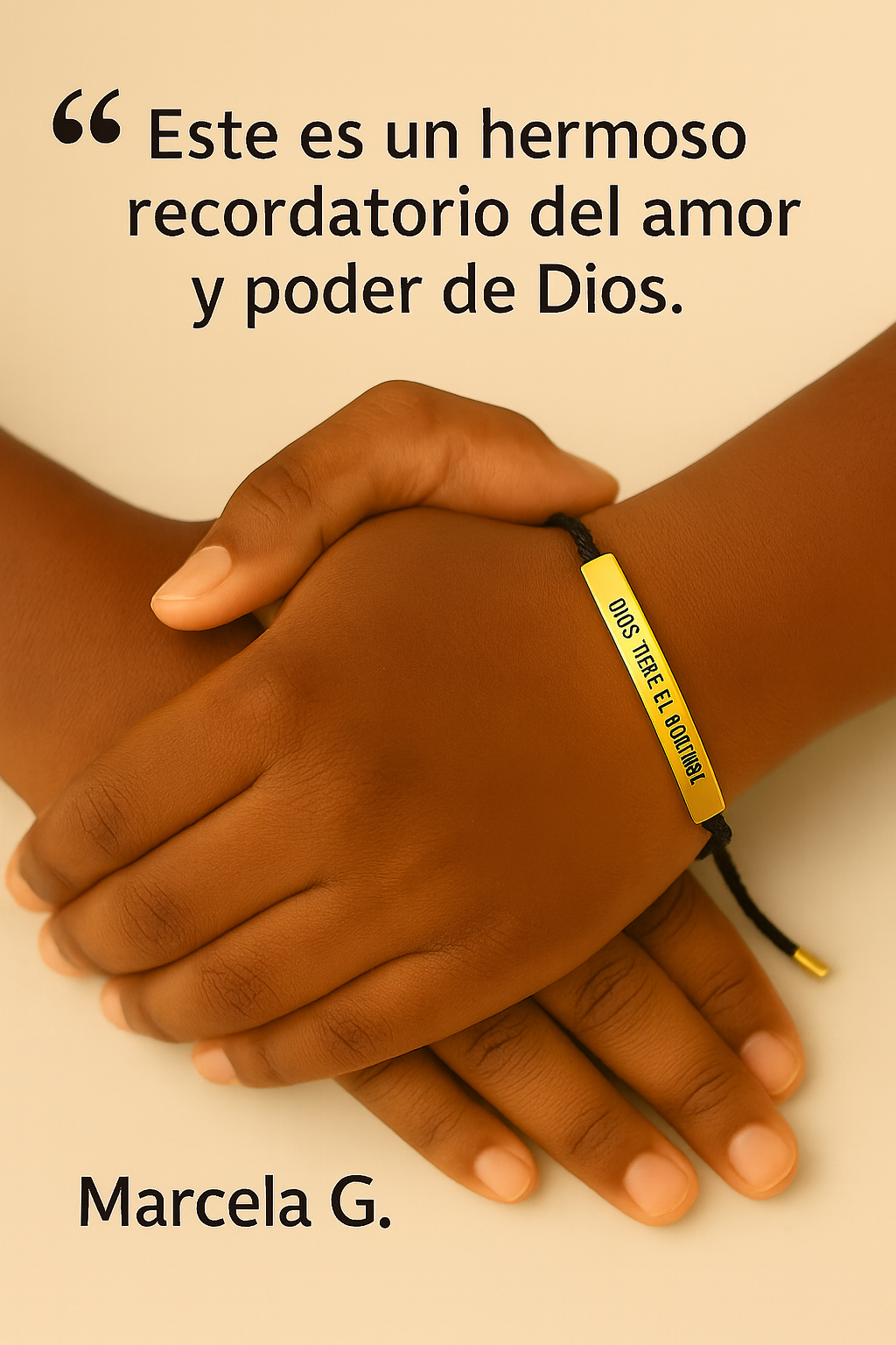 ✨ Pulsera “Dios Tiene el Control”: Lleva calma, fe y protección todos los días