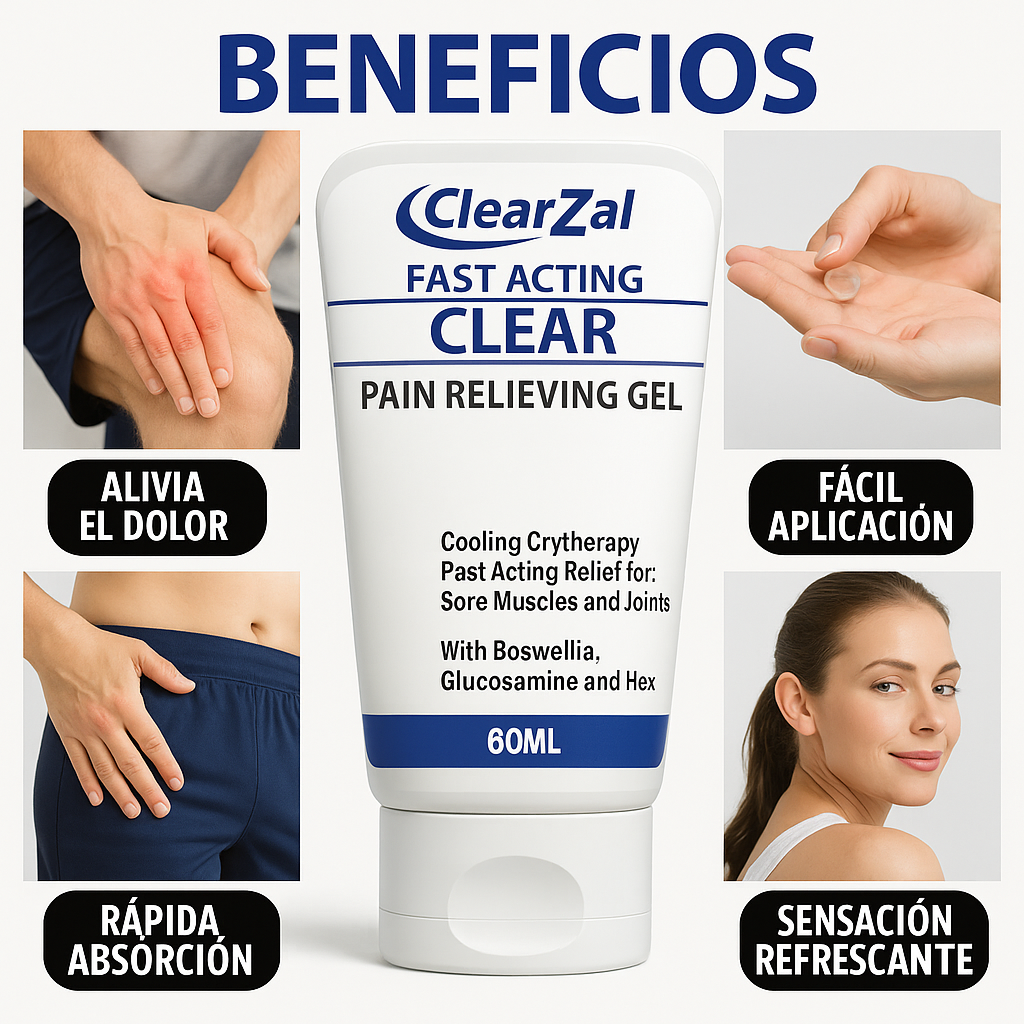 ClearZal: Gel Calmante de Alivio Rápido – 60ml