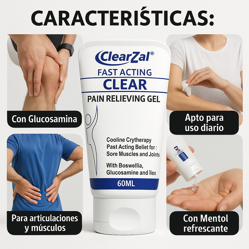 ClearZal: Gel Calmante de Alivio Rápido – 60ml