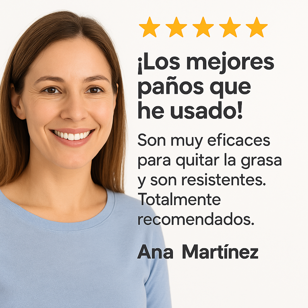 Pack de Paños Metálicos Multiusos – Limpieza Profunda sin Esfuerzo