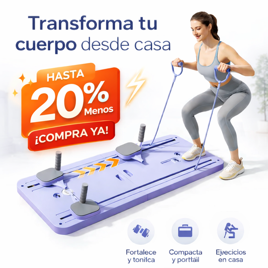 Tabla de Pilates ProMAX - Transforma tu cuerpo desde casa con fuerza, postura y tonificación