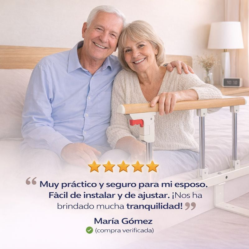 Rieles de Cama para Adultos | Más Seguridad y Tranquilidad al Dormir