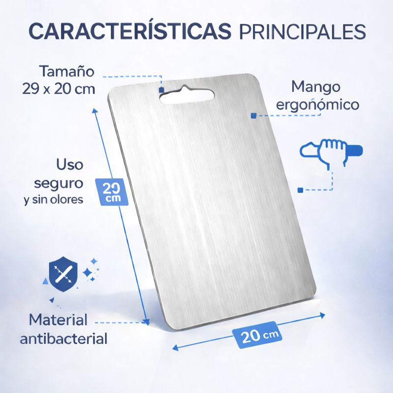 La tabla de picar que no guarda olores, no se raya y dura años!