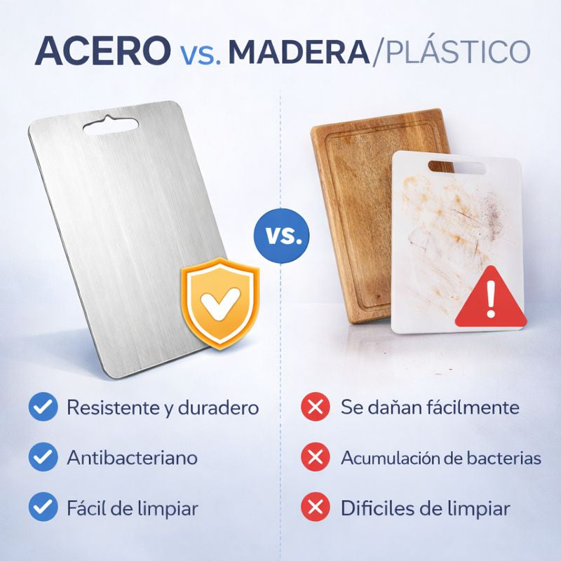 La tabla de picar que no guarda olores, no se raya y dura años!