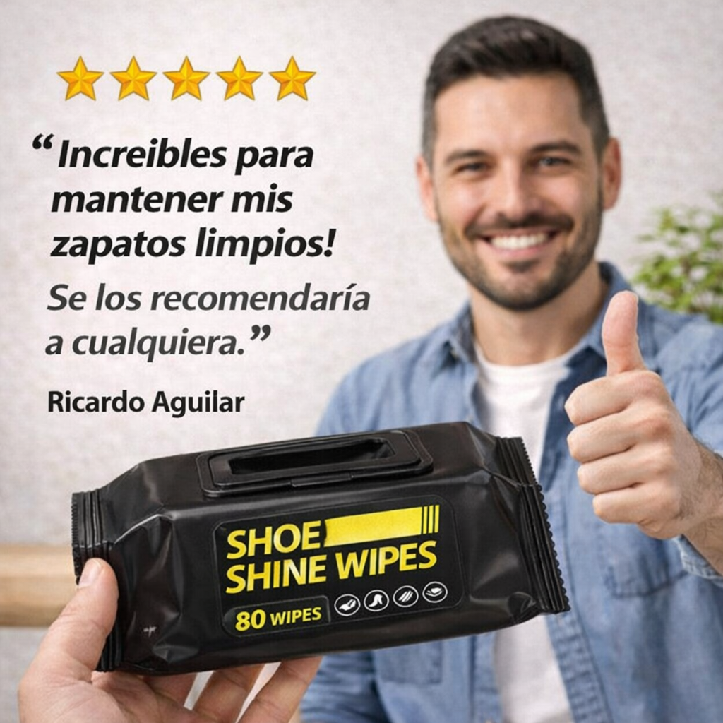 Toallitas Limpia Zapatos – Limpieza Instantánea Donde Estés