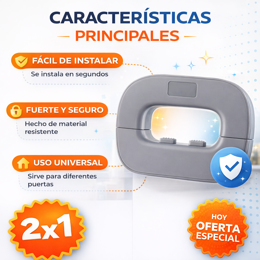 Controla el acceso a tu nevera sin estrés – Seguro inteligente para niños- HOY 2x1