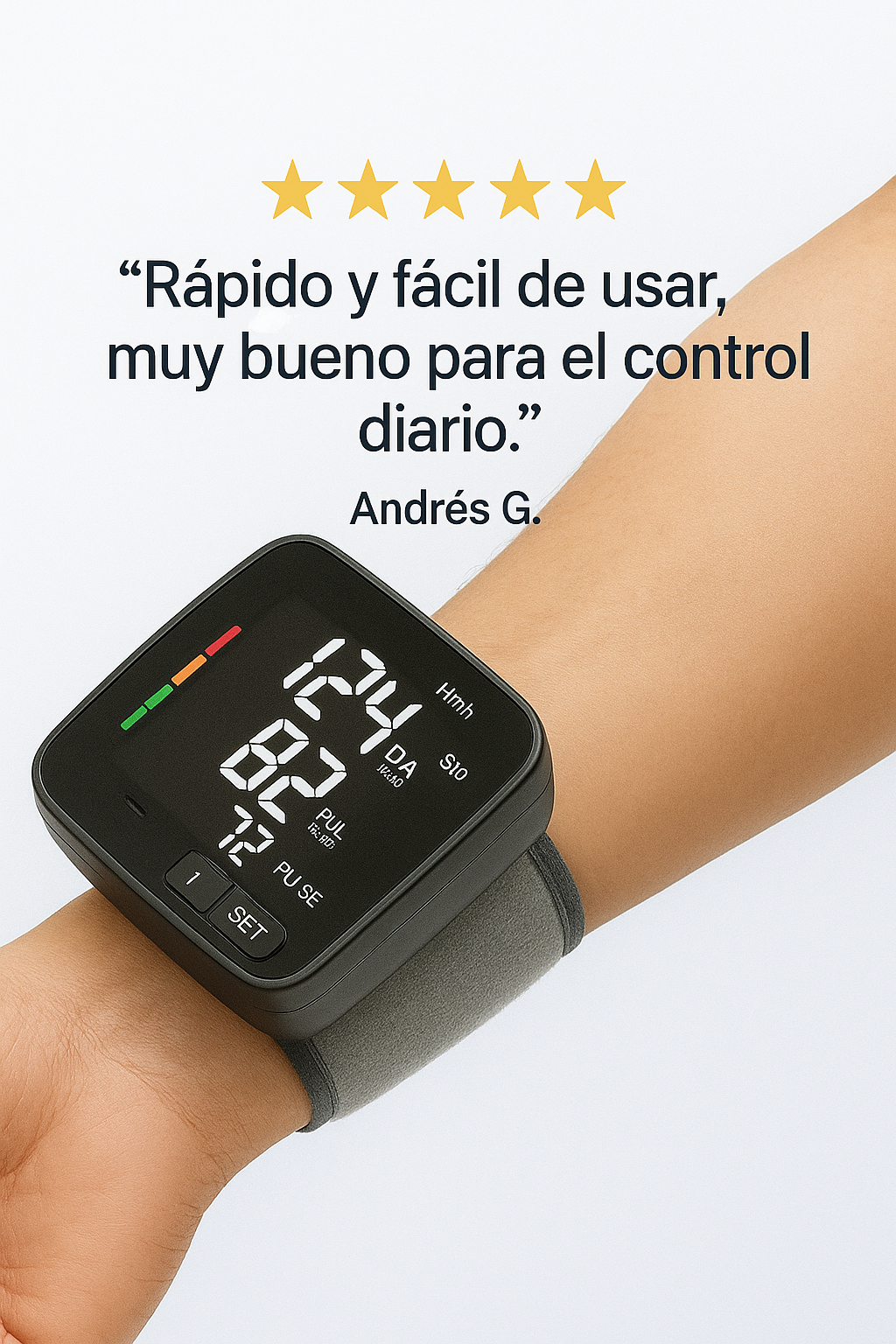 VitaSense™: Monitor de Presión Arterial de Muñeca Inteligente